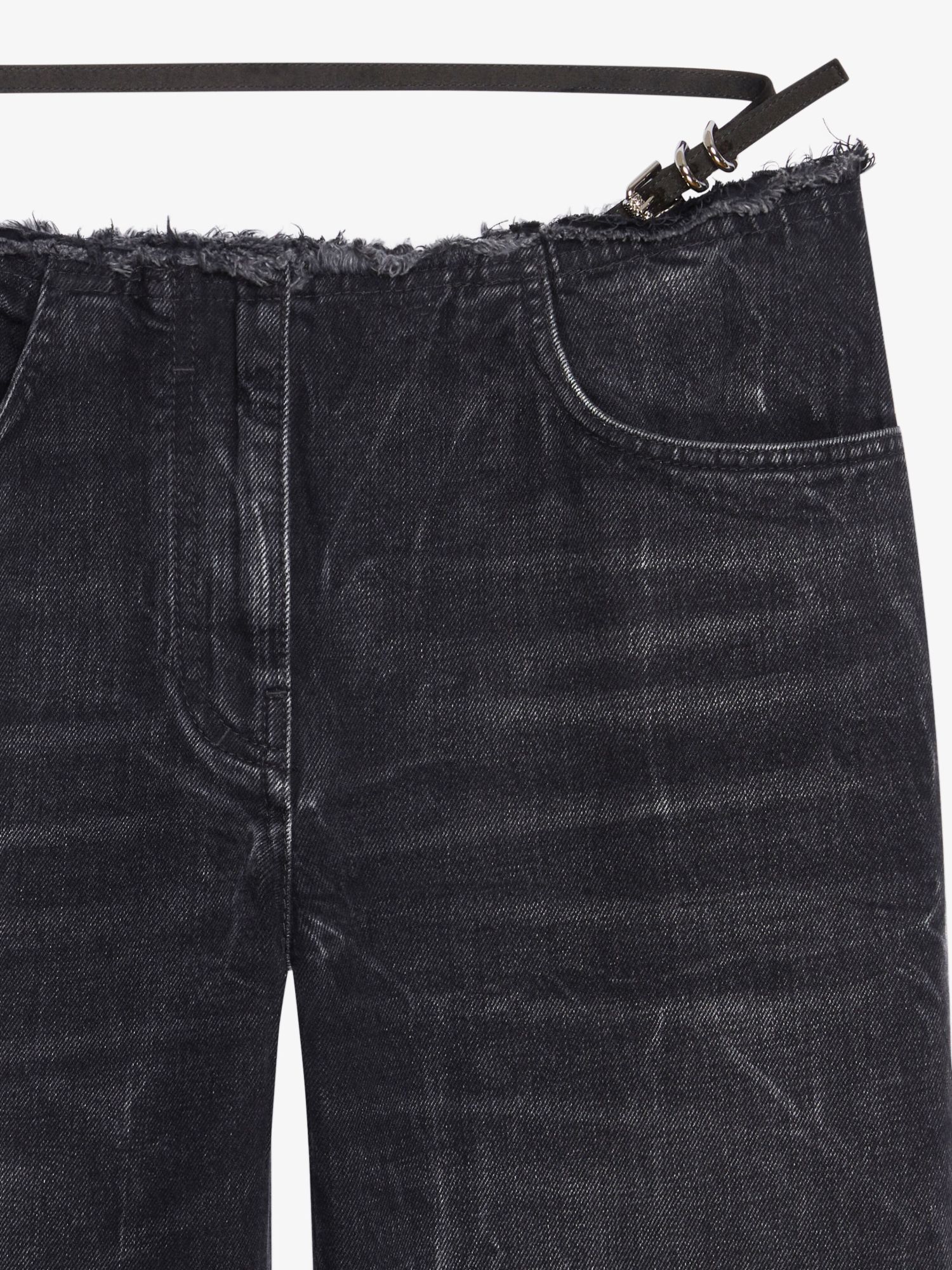 Givenchy Voyou Jeans In Denim In Black