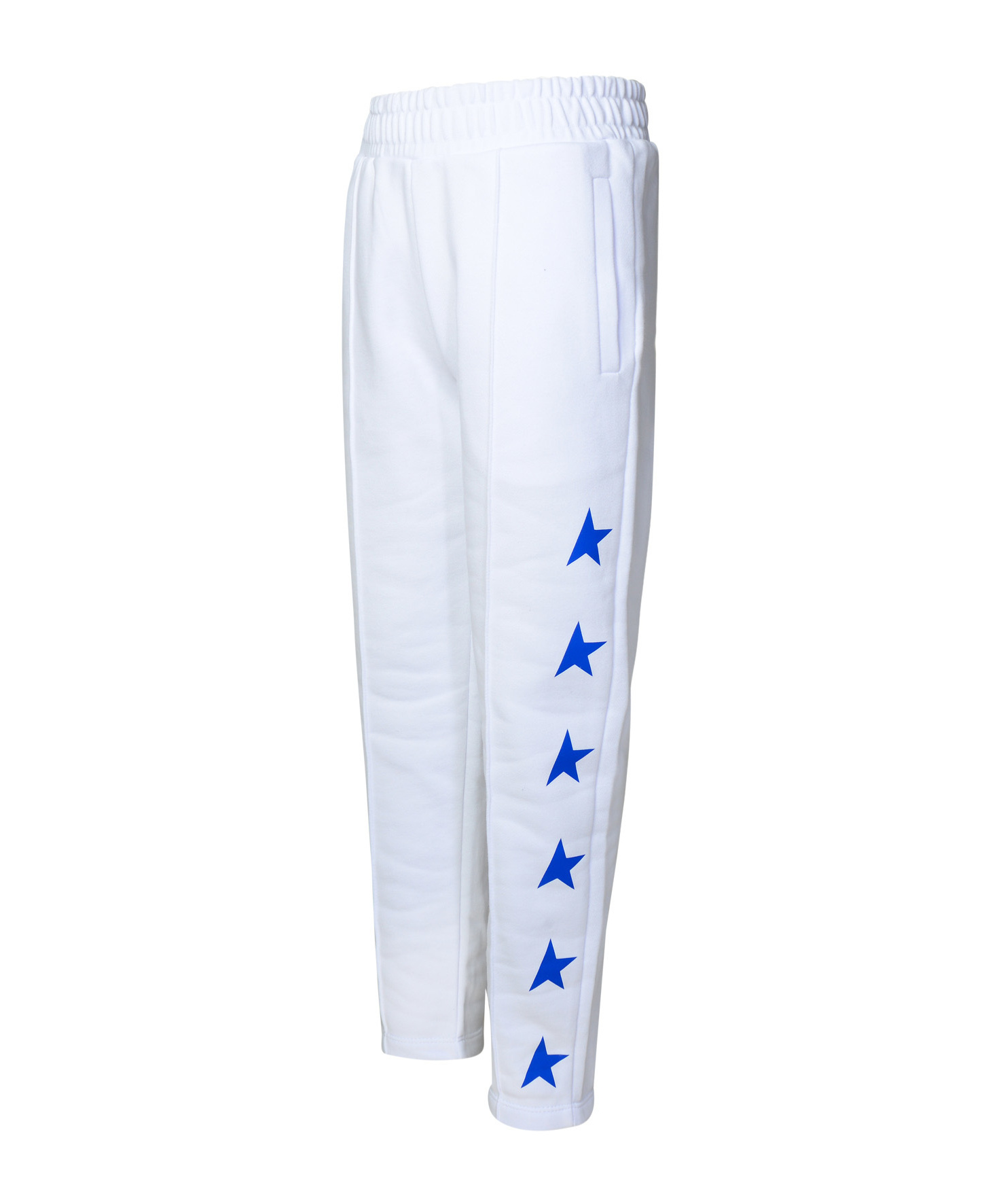 Golden Goose Star-printed Tapered-leg Track Pants In White