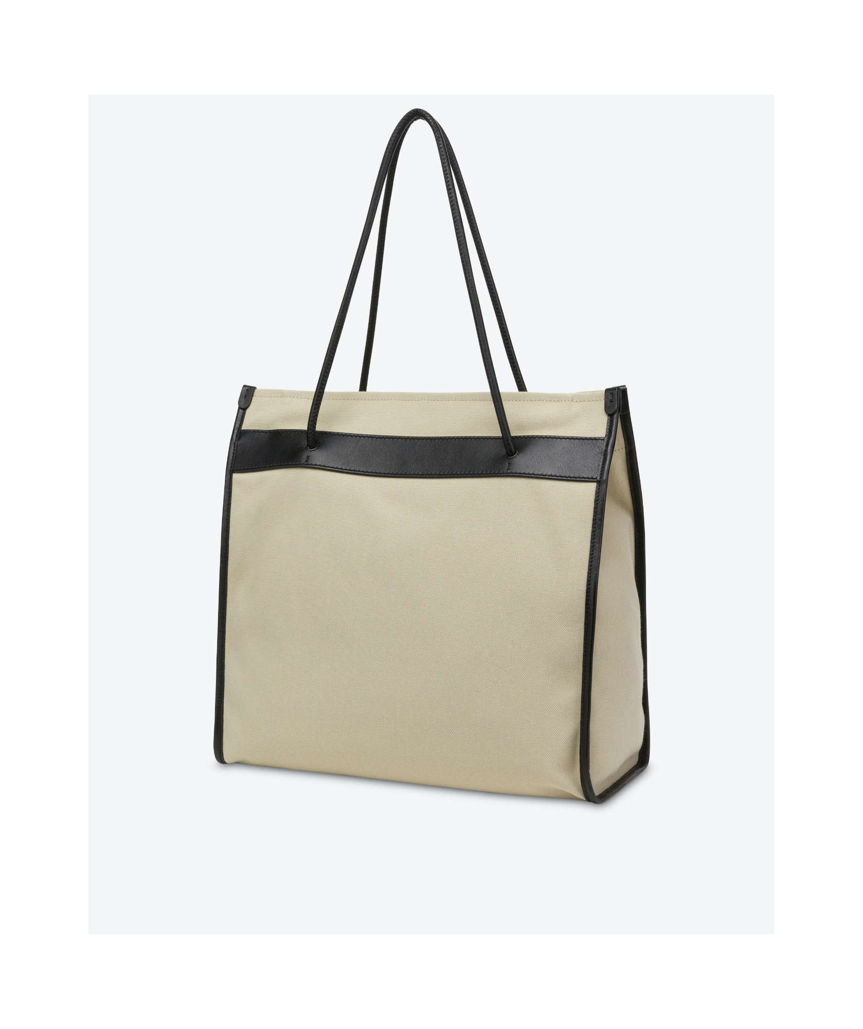 Moschino Logo Shopping Bag In Nude