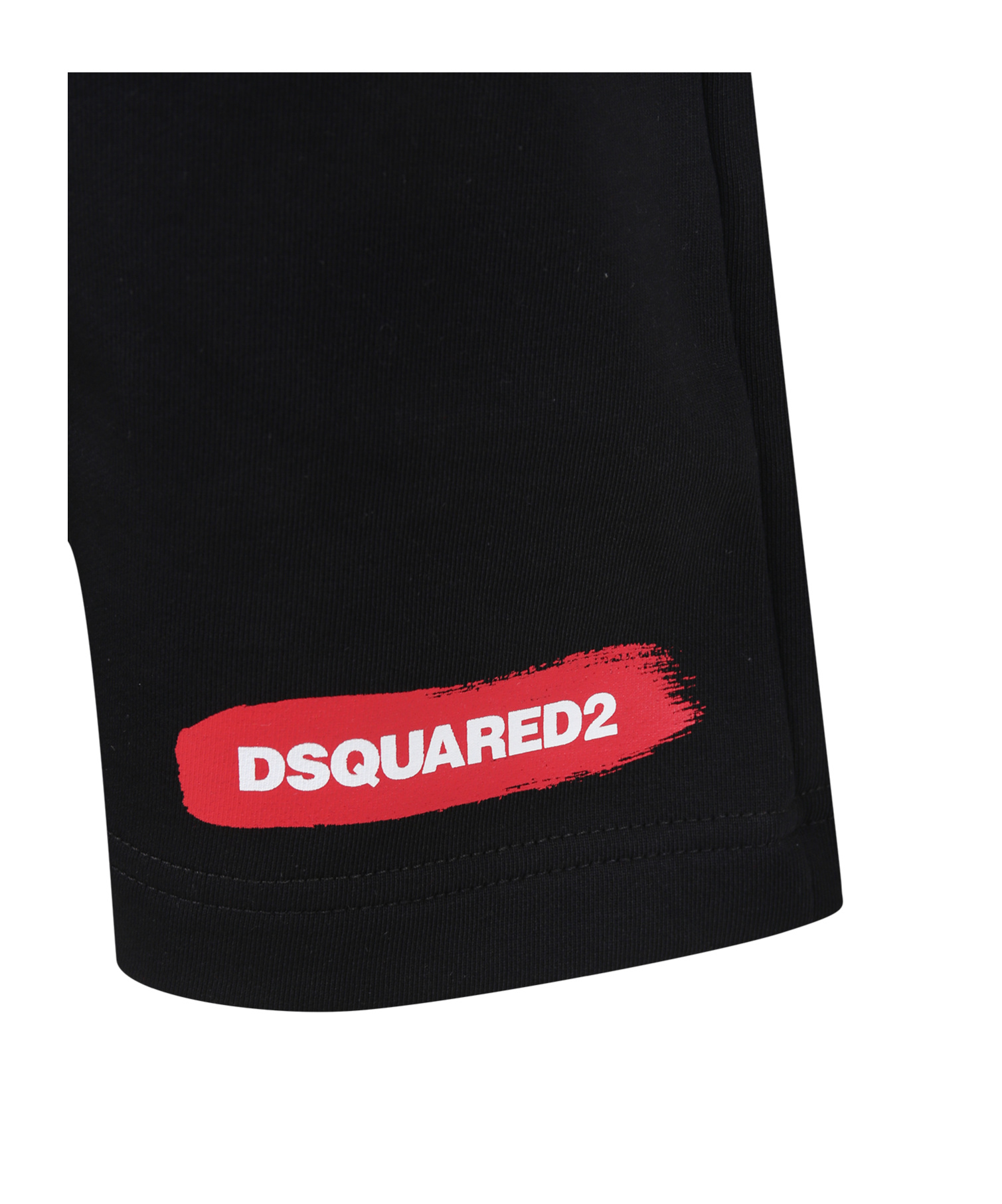 Dsquared2 Black Shorts For Boy With Logo In Black