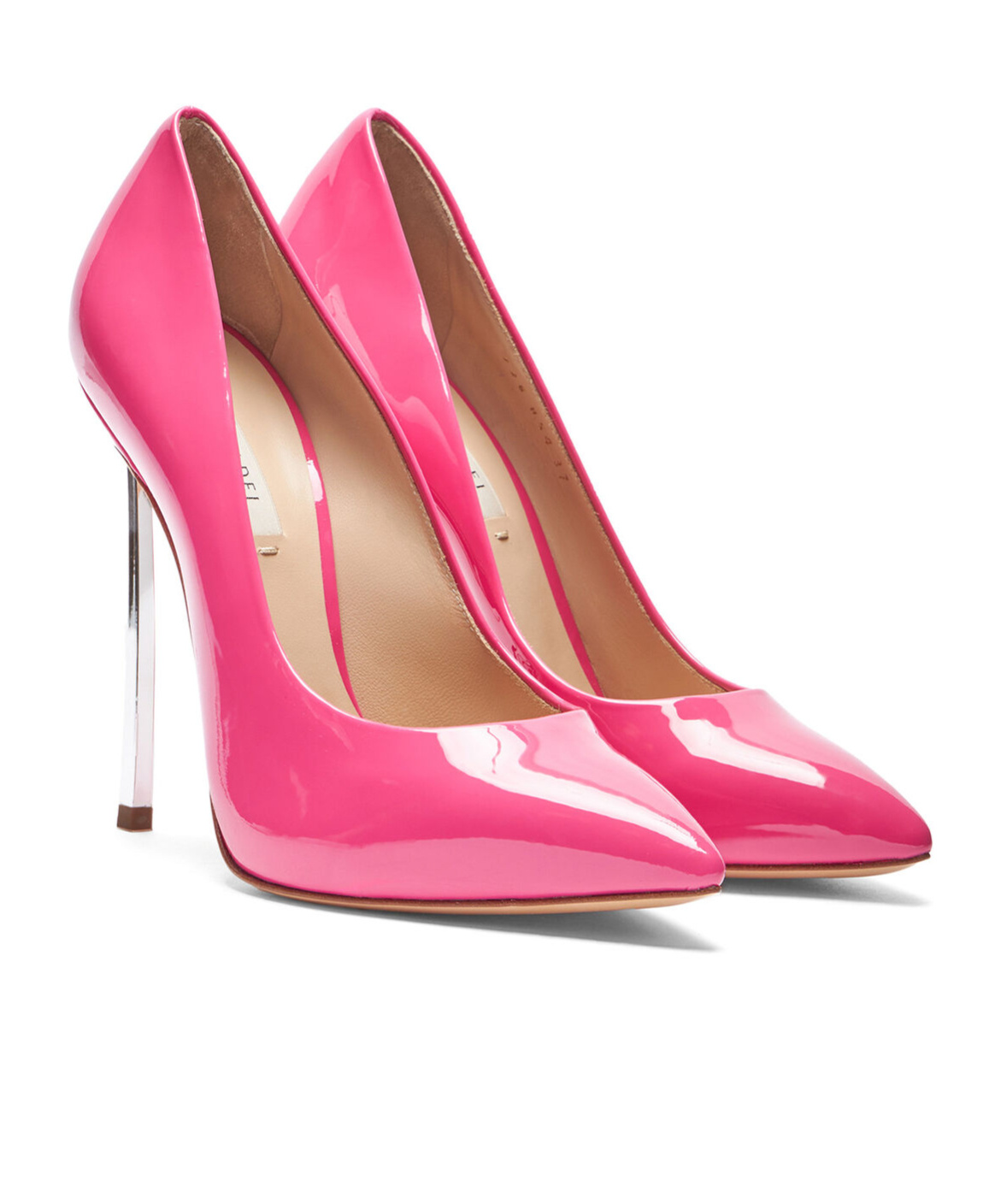 Casadei Blade 120mm Patent Leather Pump