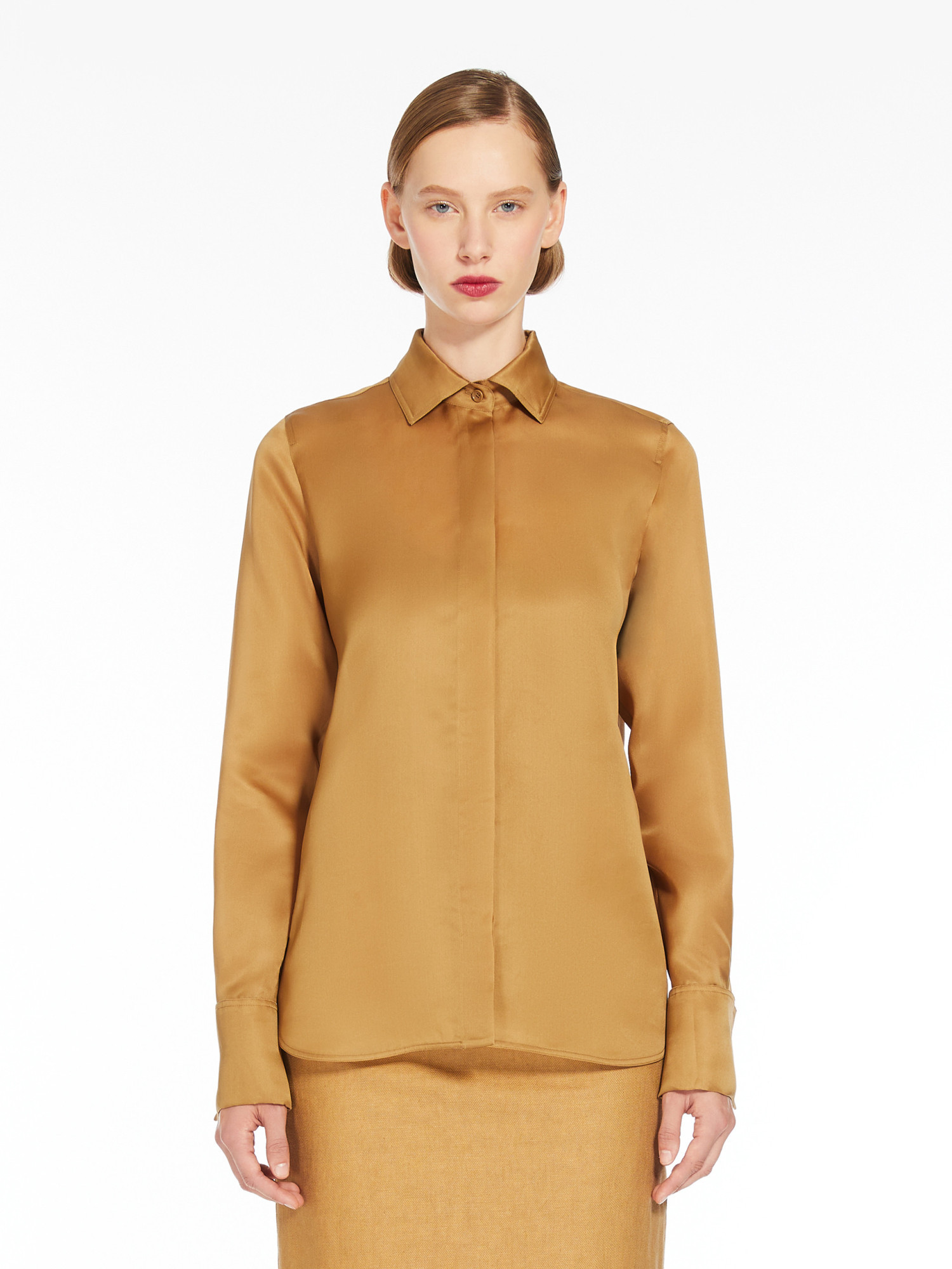 Max Mara Shirts In Yellow