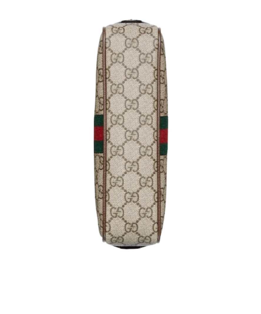 Gucci Savoy Toiletry Case With Web In Nude