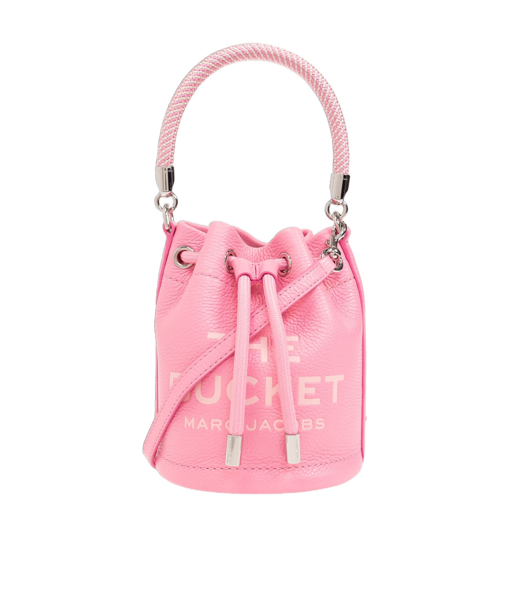 Marc Jacobs The Micro Leather Bucket Bag In Pink