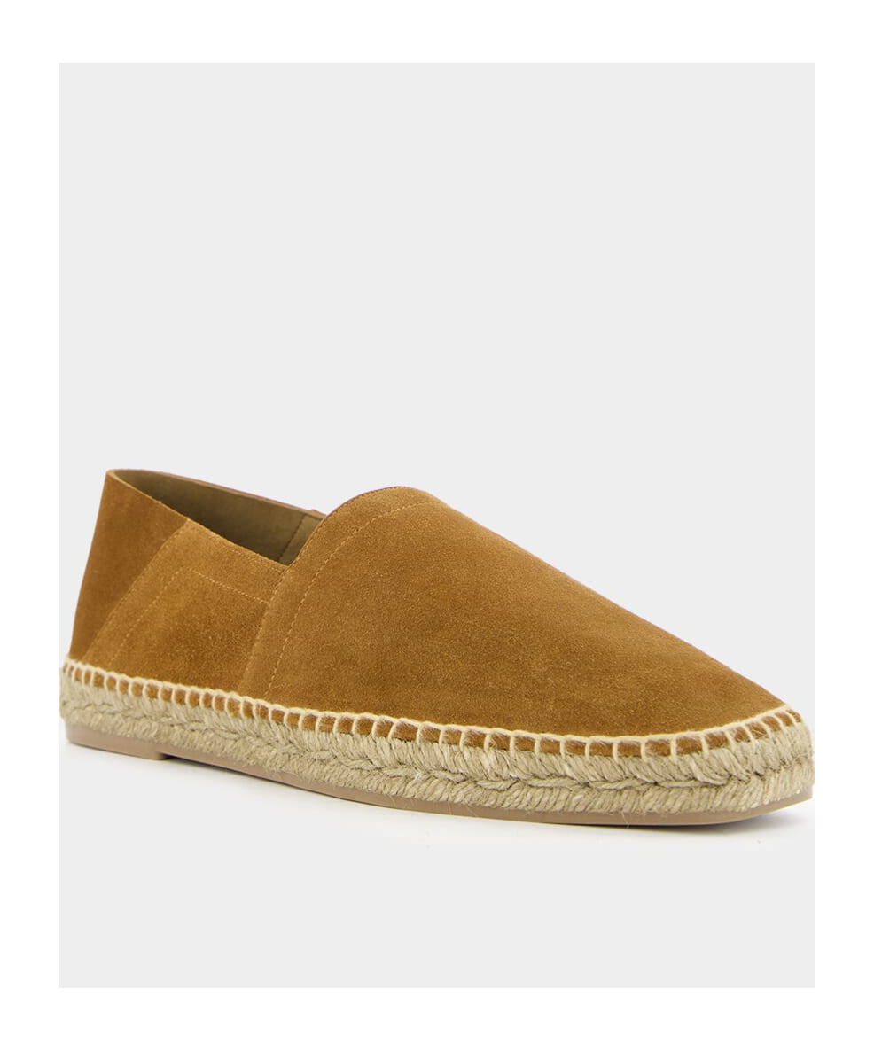 TOM FORD RAFFIA SUEDE ESPADRILLES