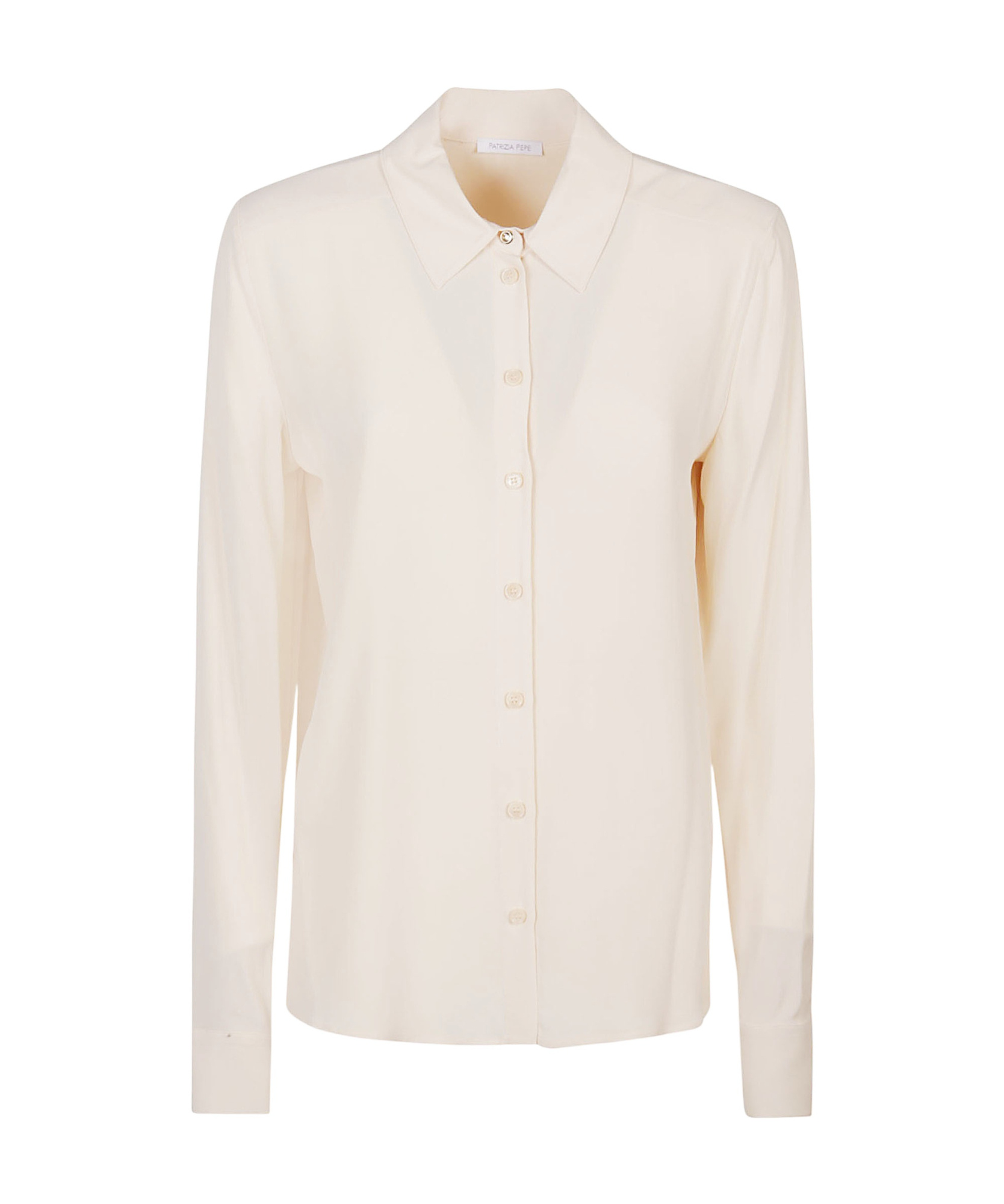Patrizia Pepe Pleated-detail Shirt In White