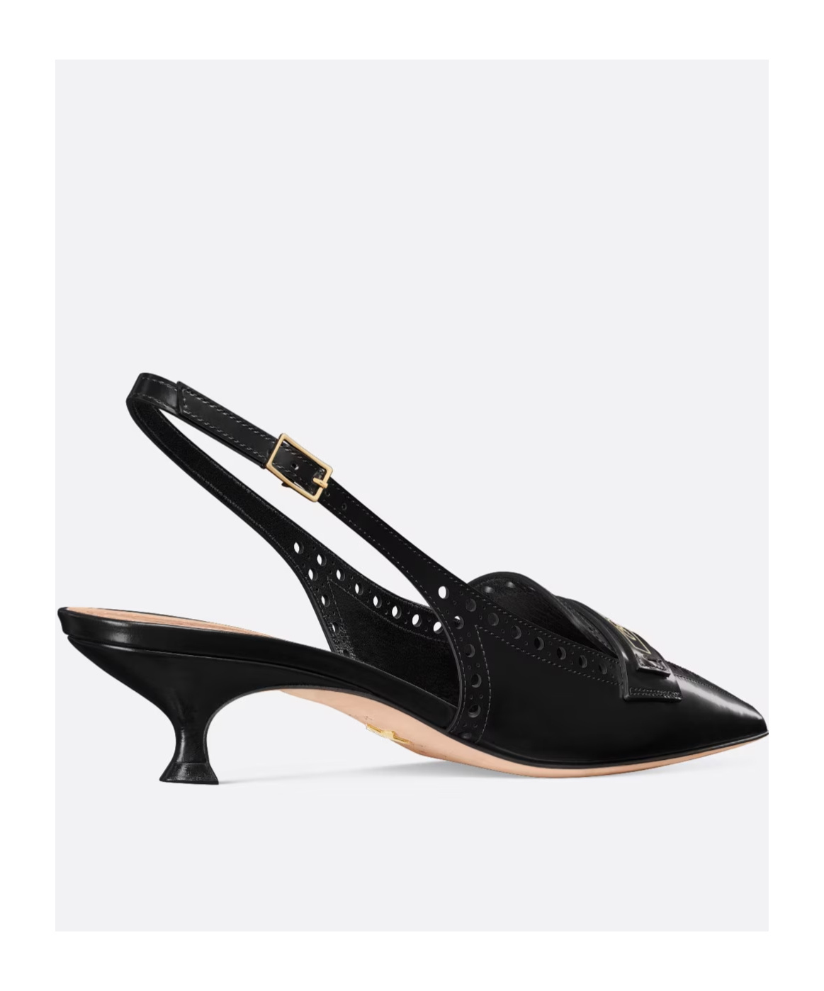Dior Pointed High-heeled Sandals In Black
