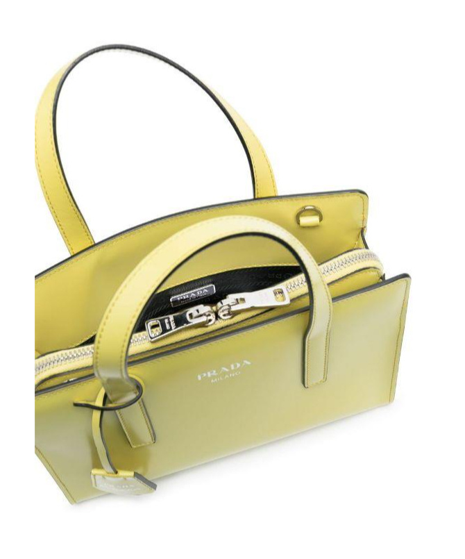 Prada Re-edition 1995 Tote Bag In Yellow