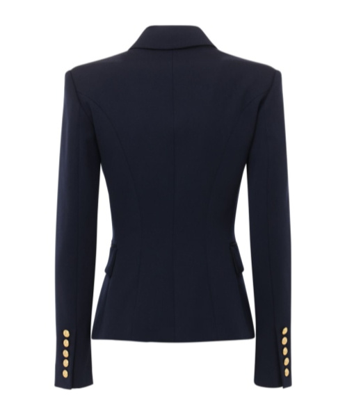 Shop Balmain Double-breasted Suit Jacket