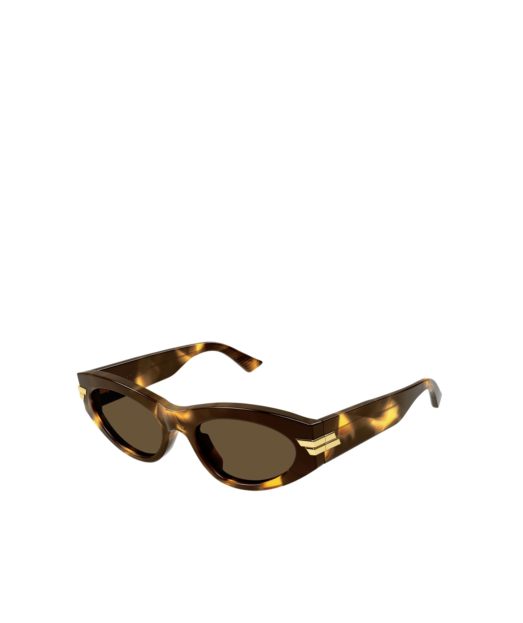 Bottega Veneta Eyewear Cat-eye Frame Sunglasses In Brown