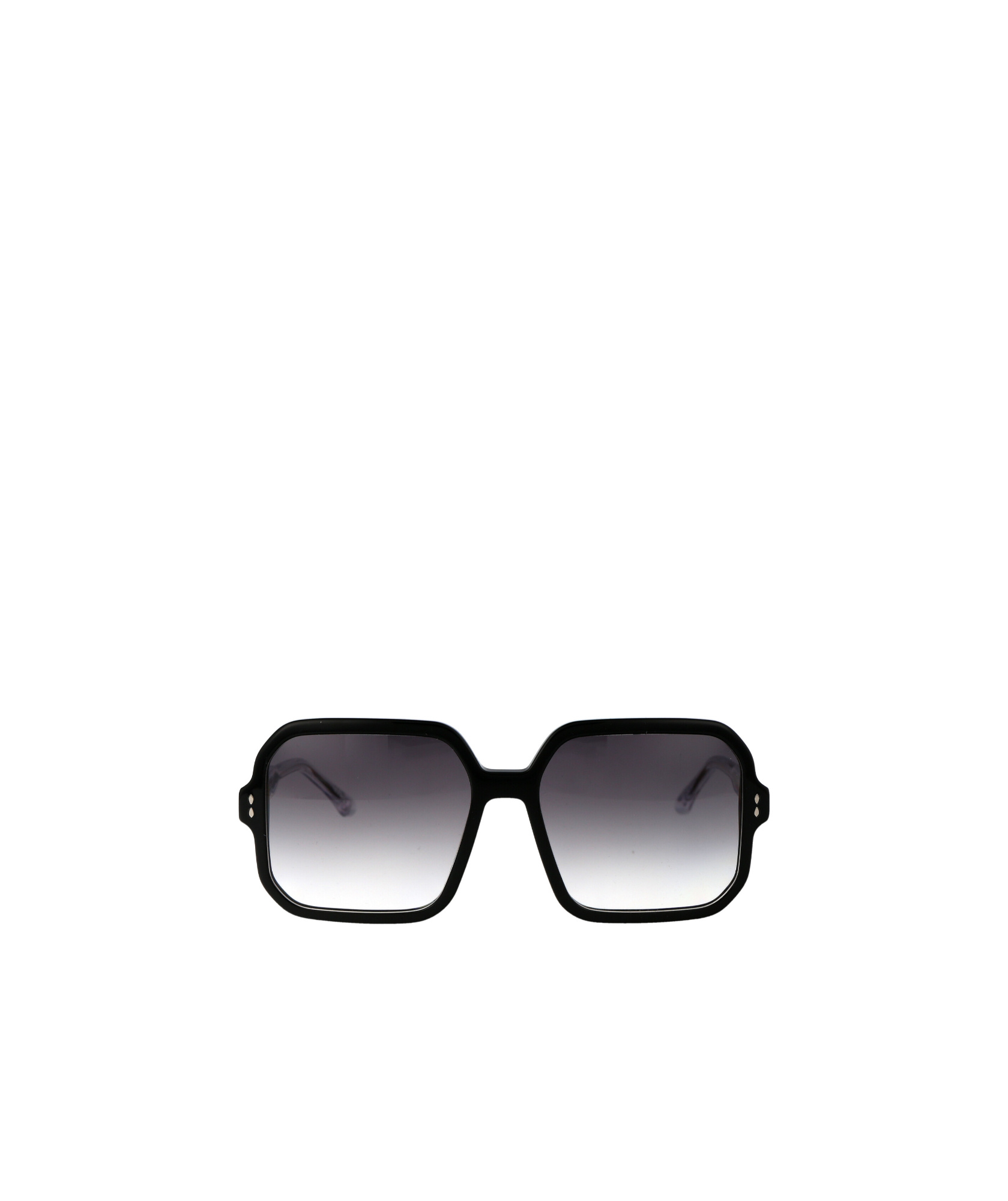 Isabel Marant Geometric Frame Sunglasses In Black