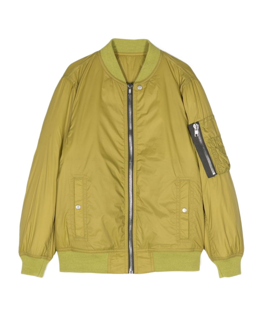 Rick Owens Panelled Zip-up Bomber Jacket In Multicolor