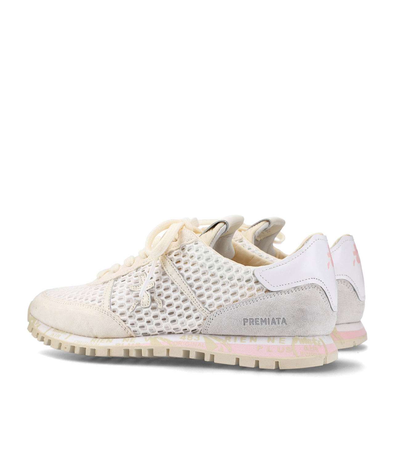 Premiata Sean Logo Low-top Sneakers In White