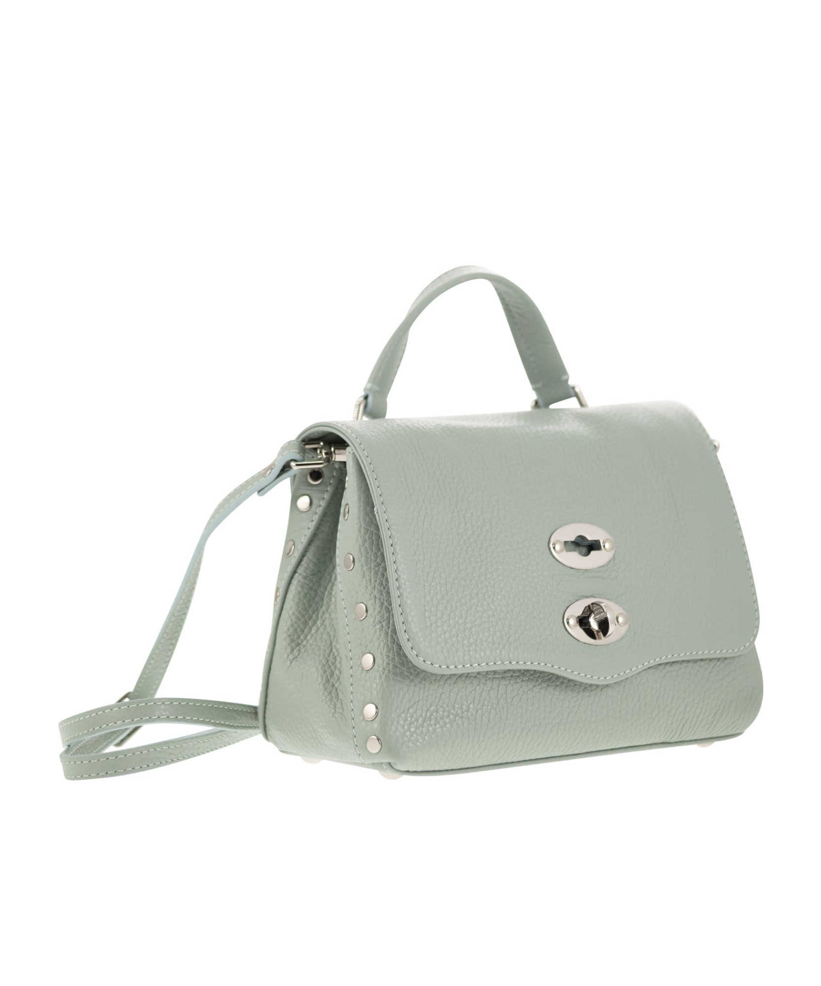 Zanellato Flip Shoulder Bag In Green