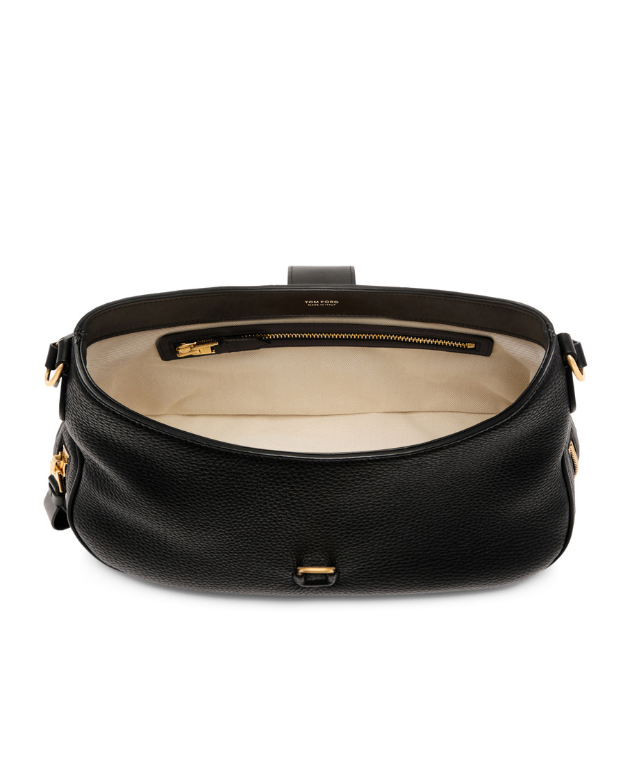 Tom Ford Monarch Medium Shoulder Bag In Black