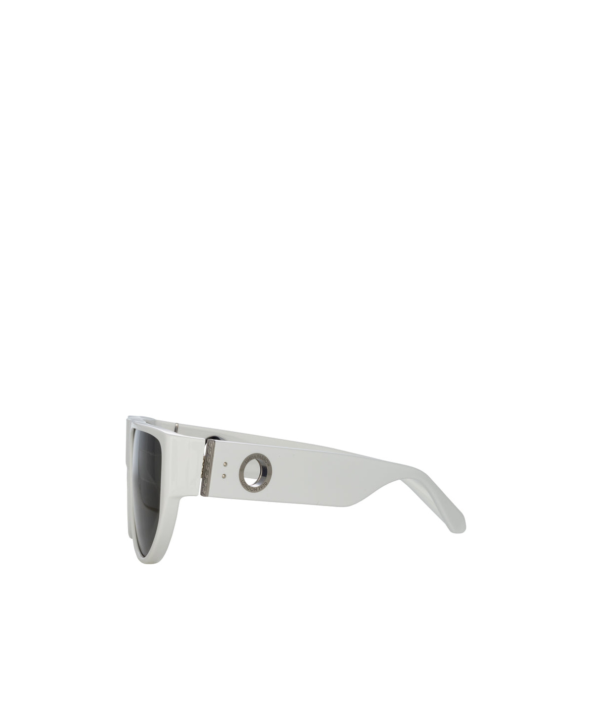 Linda Farrow Logo Sunglasses In Black