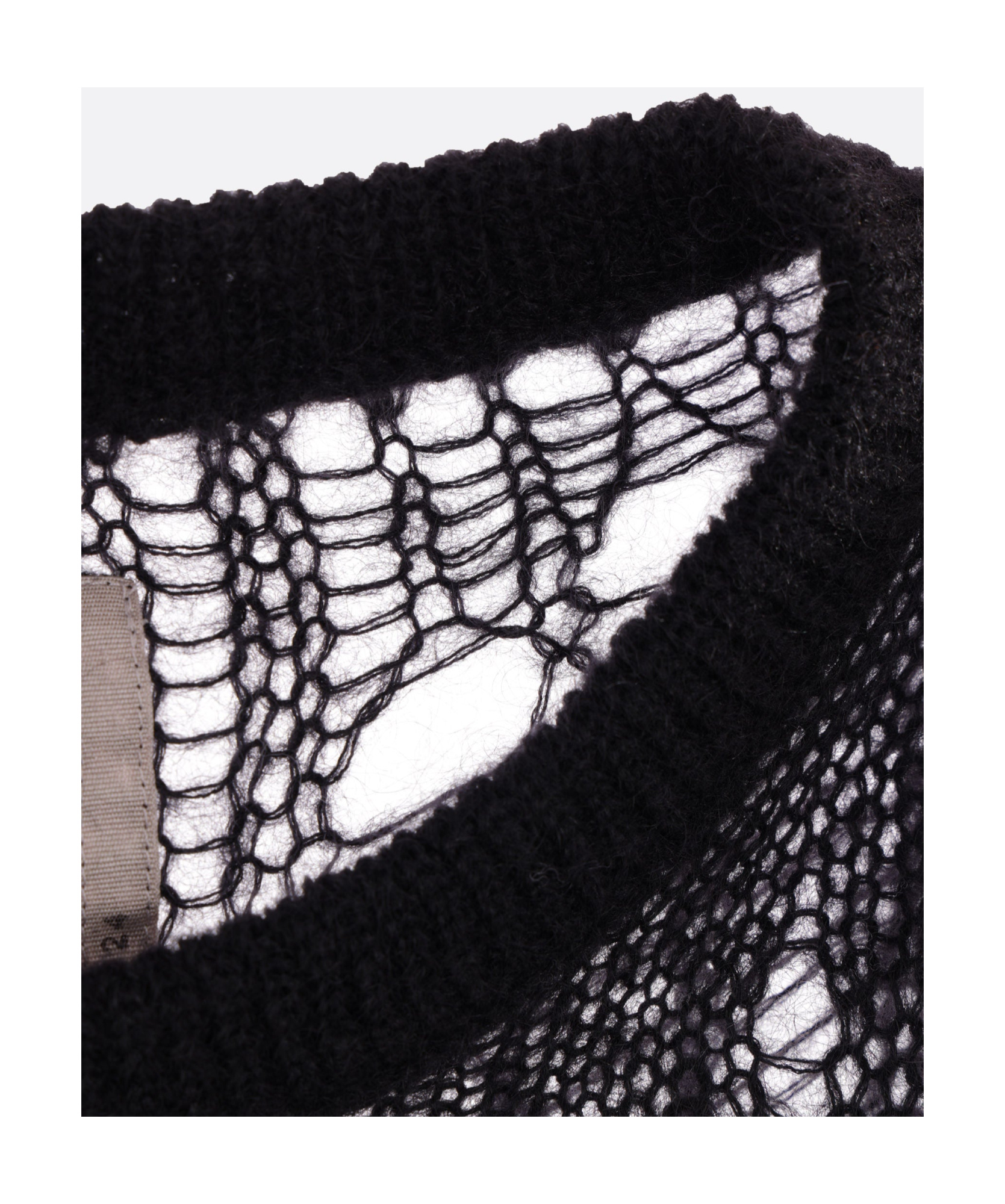 Rick Owens Open-knit Tank Top In Black