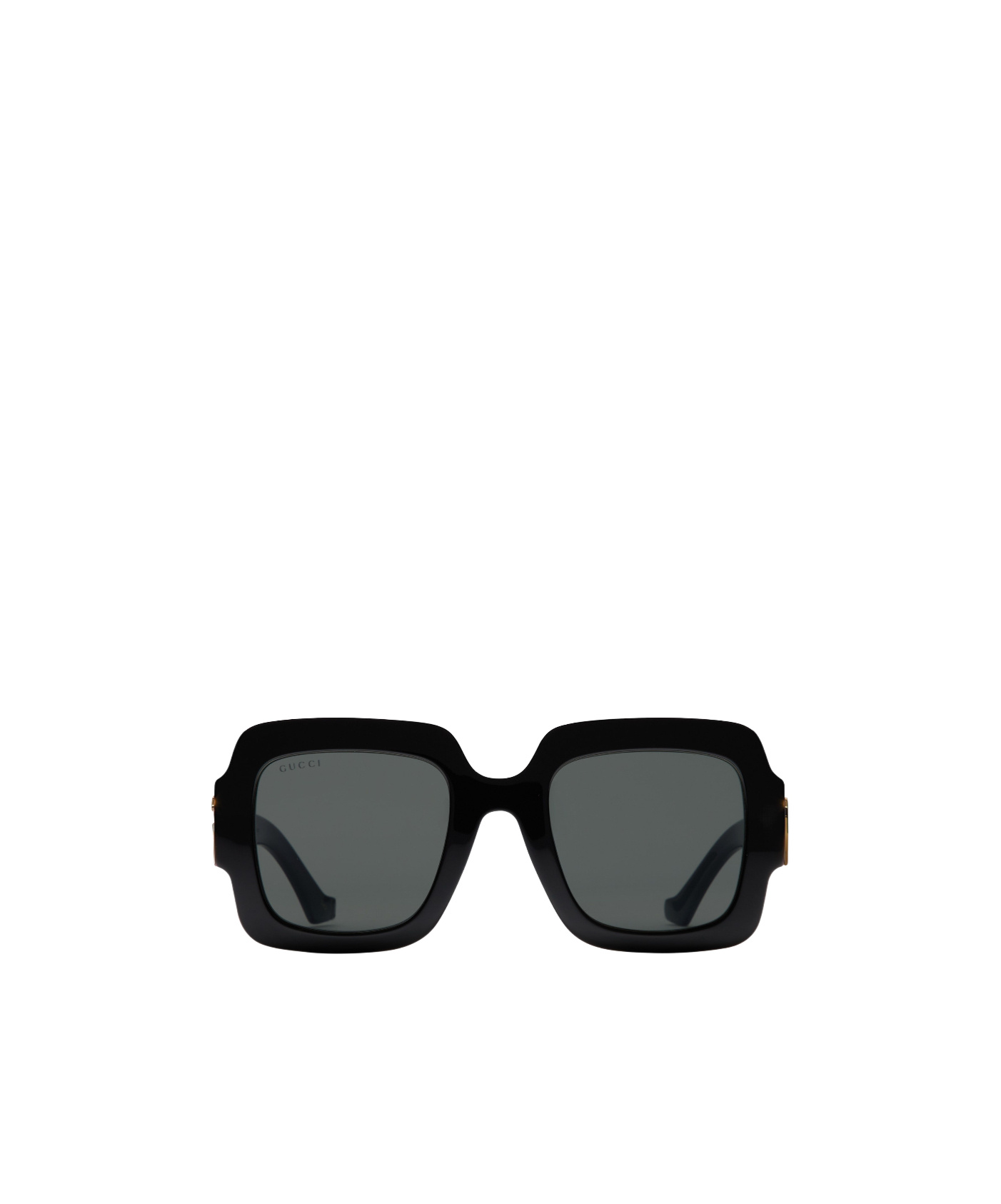Gucci Square-frame Double G Sunglasses In Black