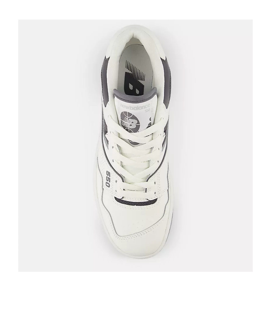 Shop New Balance 550 Panelled Sneakers In White