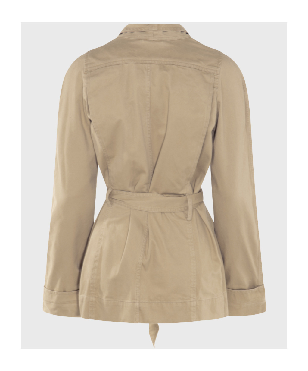 Isabel Marant Beige Cotton Loetiza Casual Jacket In Nude