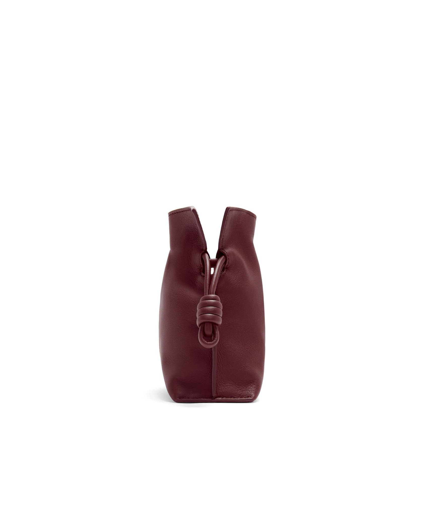 Loewe Mini Flamenco Clutch In Nappa Calfskin In Black