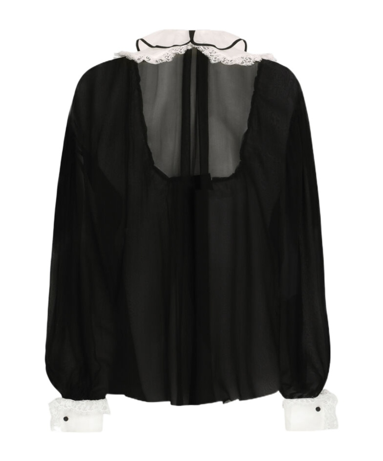 Dolce & Gabbana Long Sleeve Shirt In Black