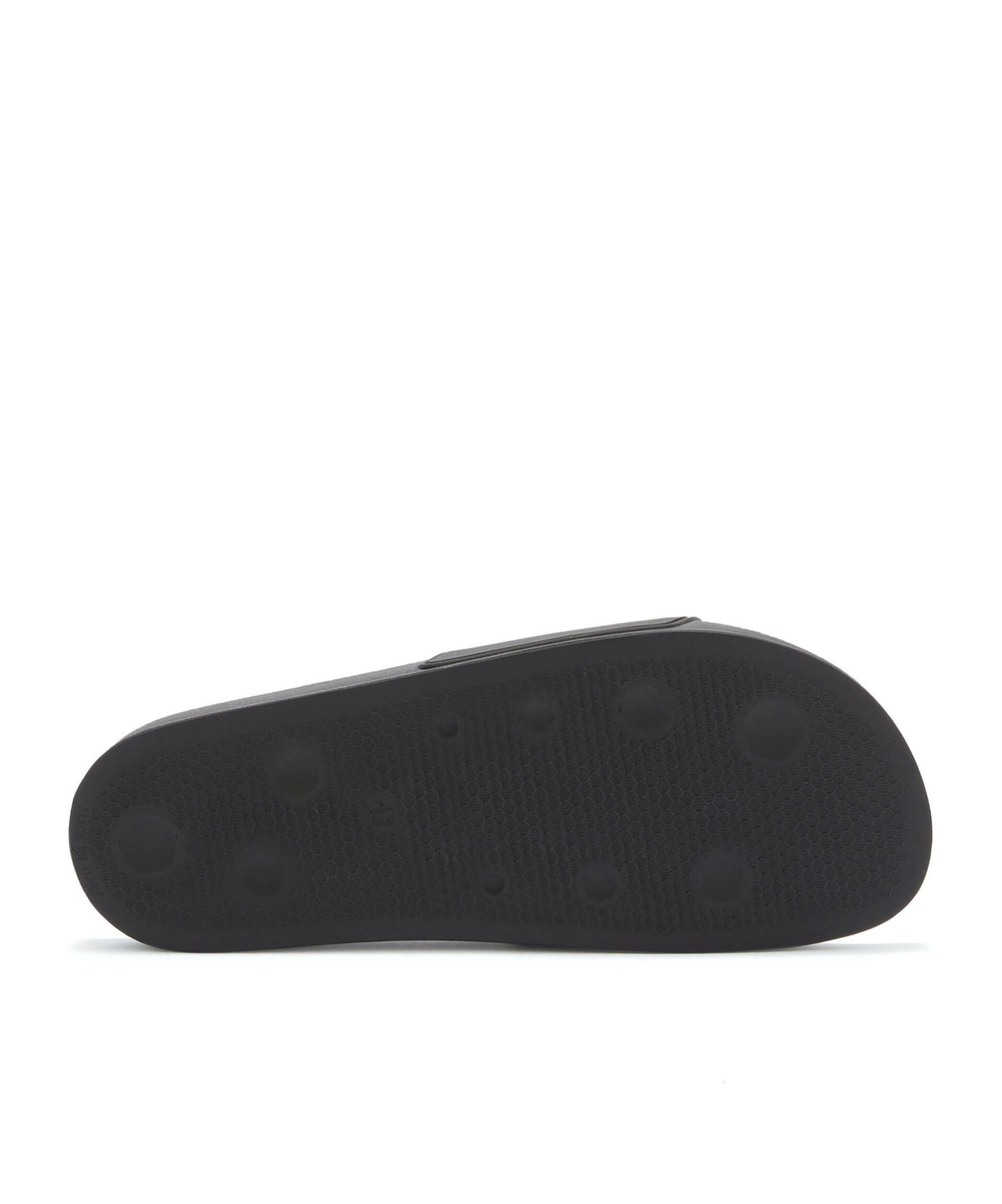 Palm Angels Black Logo Slides In Black