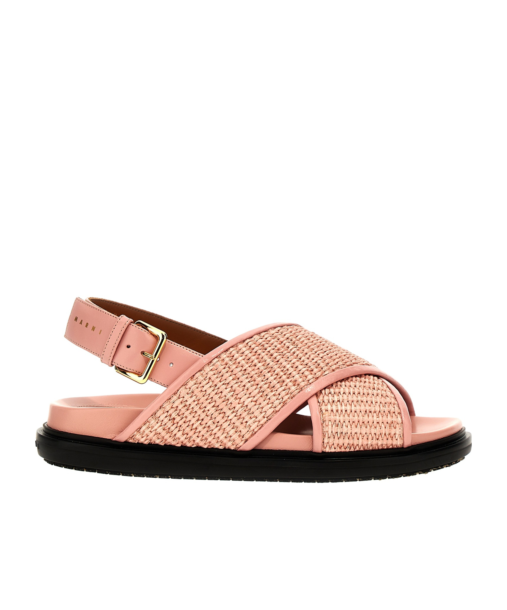 Marni Fussbet Sandals In Nude