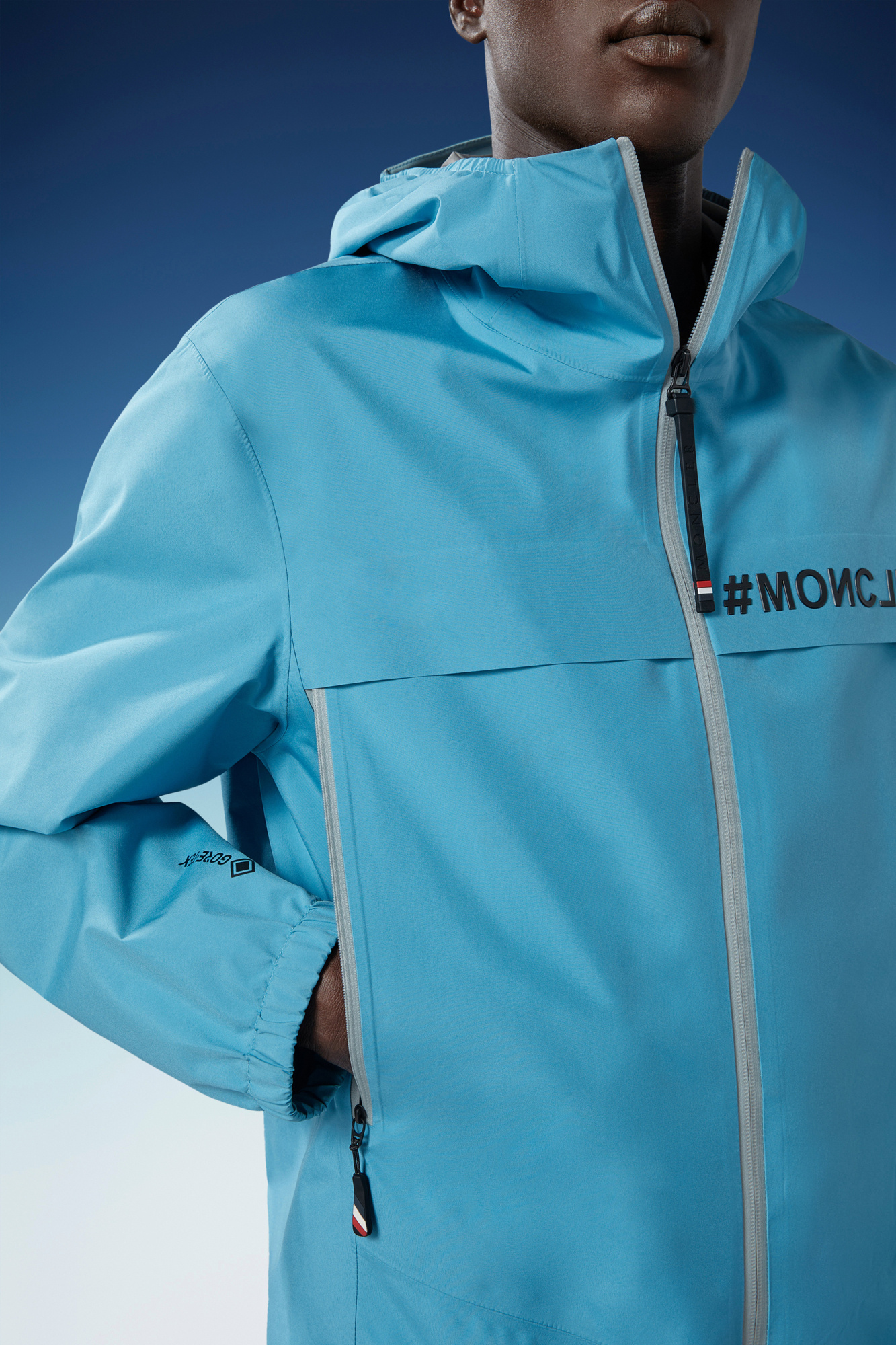 Moncler Grenoble Jackets In Blue