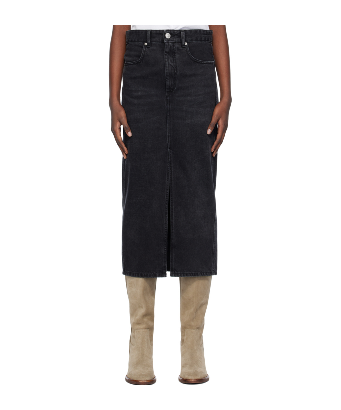 ISABEL MARANT JULICIA DENIM SKIRT