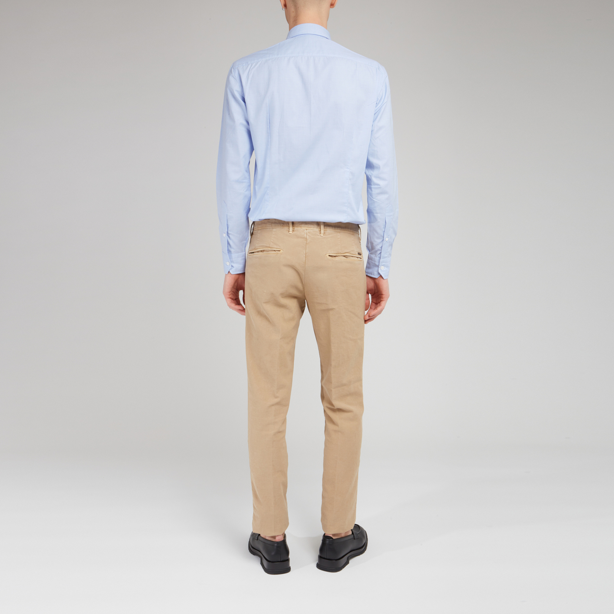 Salvatore Piccolo Button-up Long-sleeved Shirt In Blue