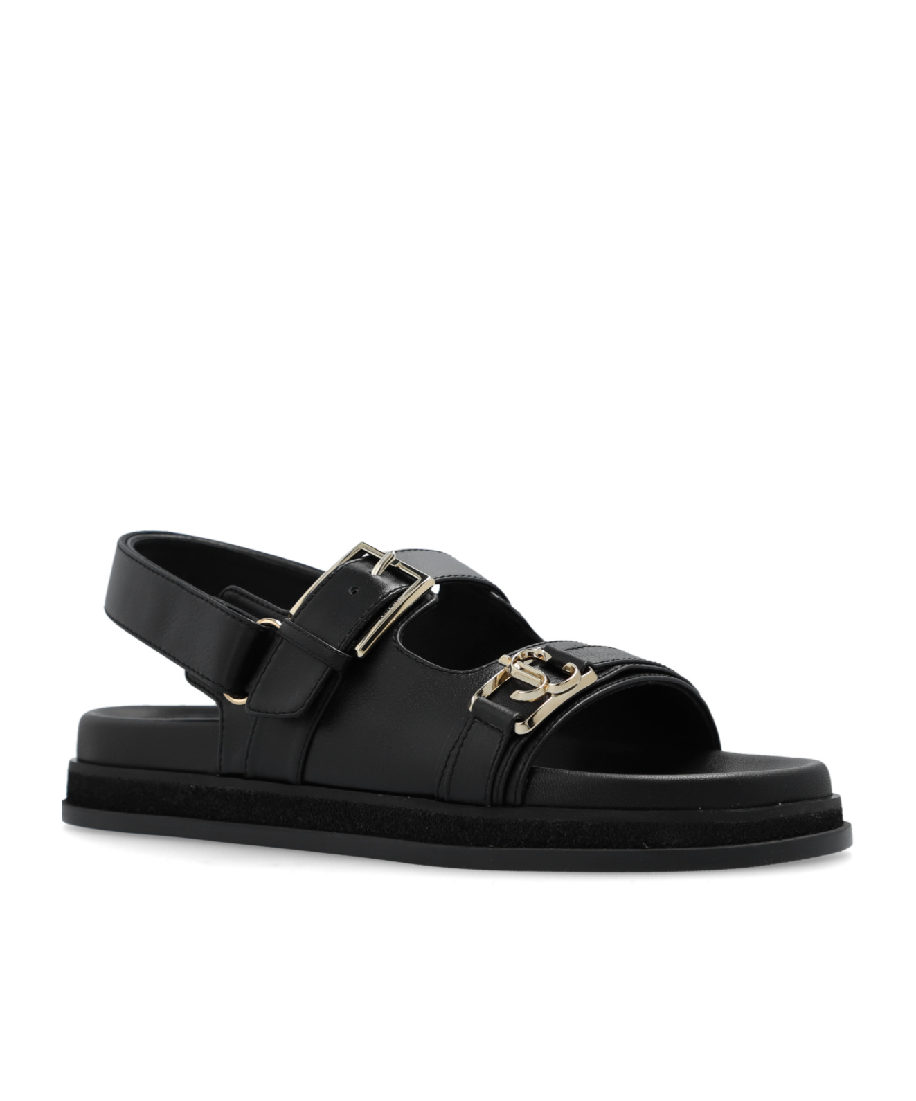 Jimmy Choo Elyn Sandals In Black