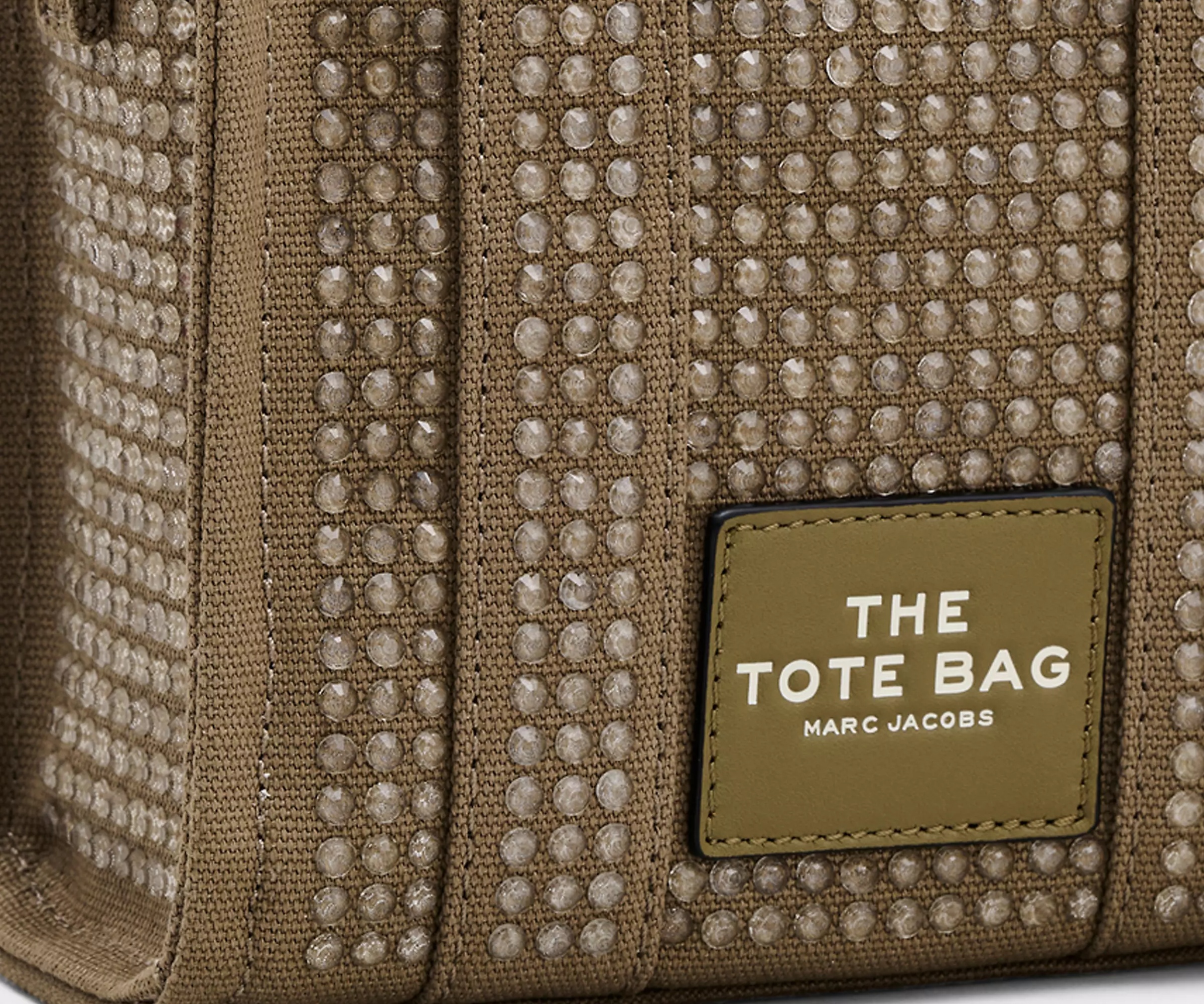 Marc Jacobs Embellished Mini Tote Bag In Brown