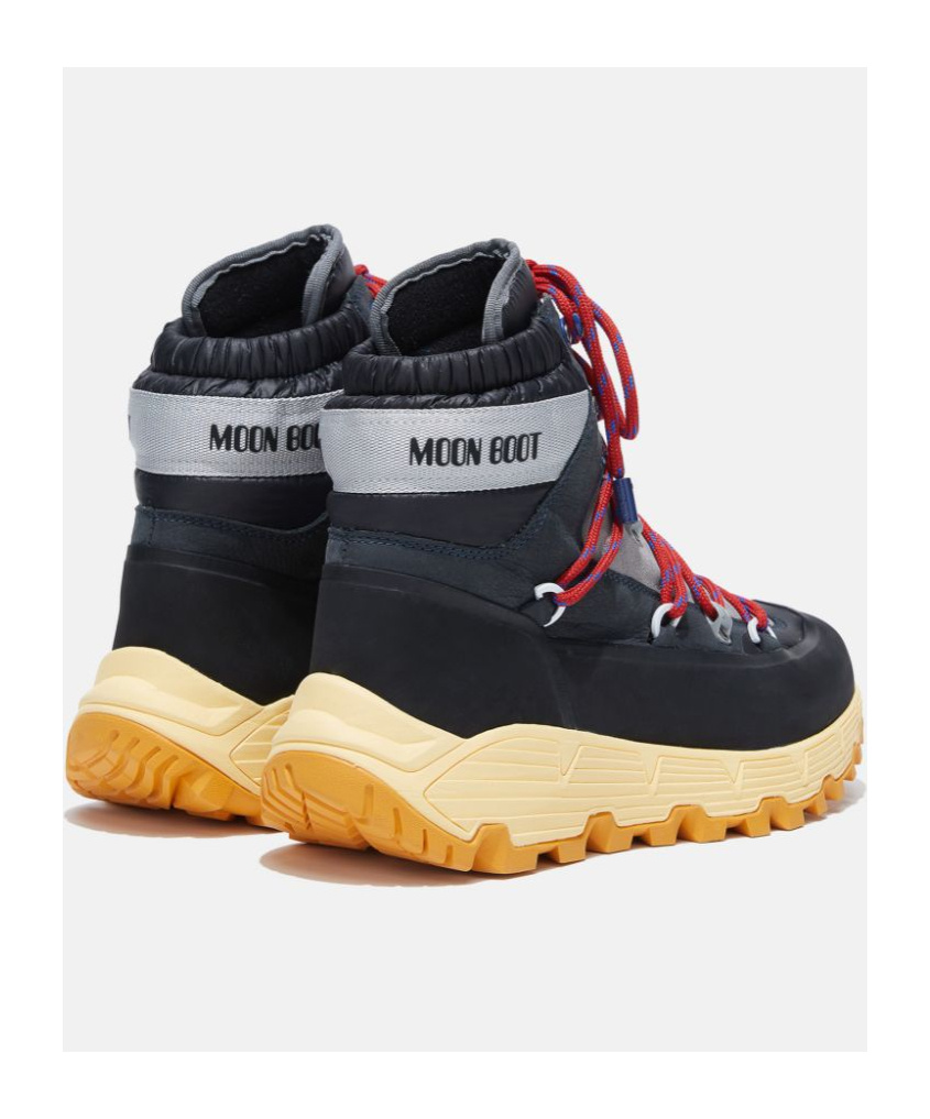 Moon Boot Tech Biker Ankle Boots In Black
