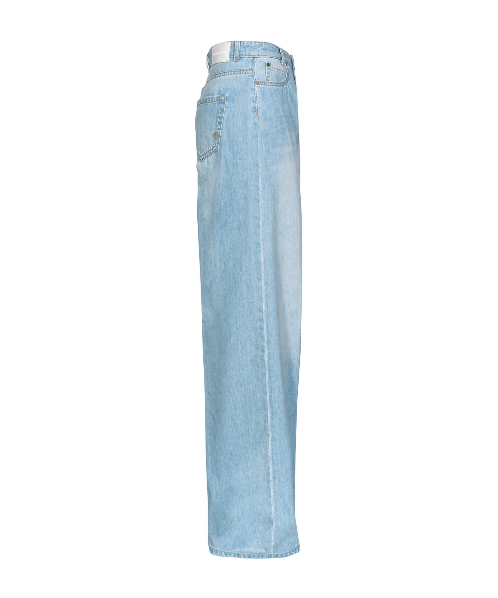 Pinko Mid-rise Wide-leg Jeans In Blue