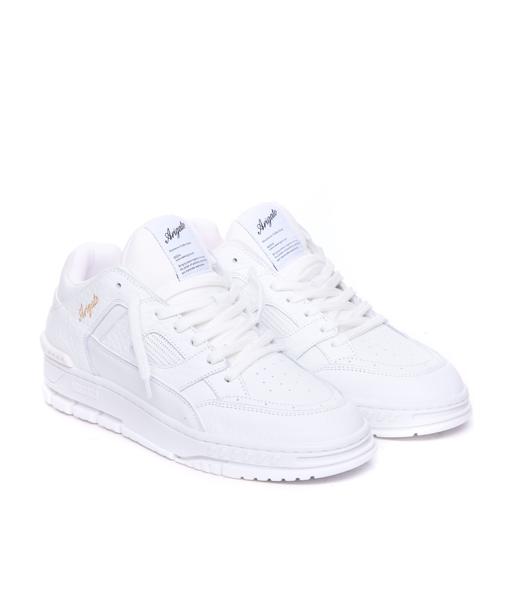 Axel Arigato Low-top White Sneakers With Perforated Detailing In White