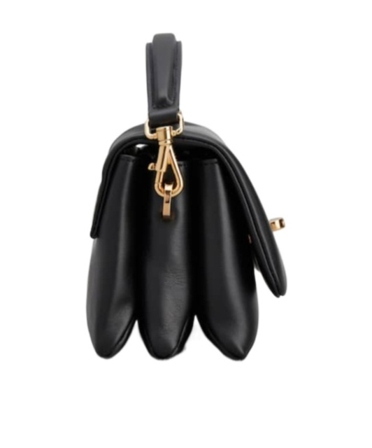 Tod's T Timeless Leather Shoulder Bag In Black