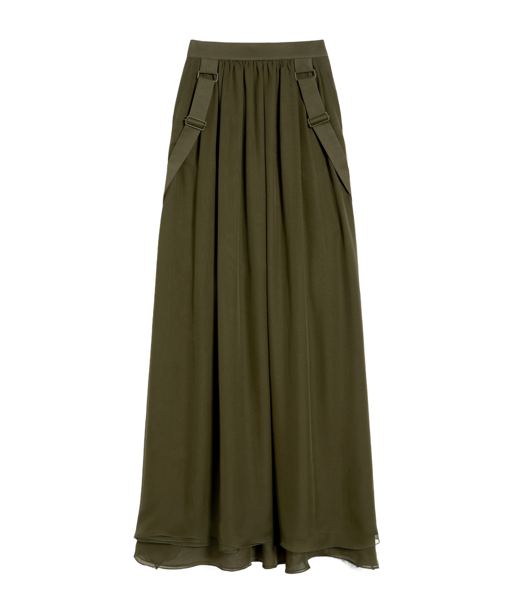 Max Mara Wool And Cashmere Crew-neck Sweater In Green