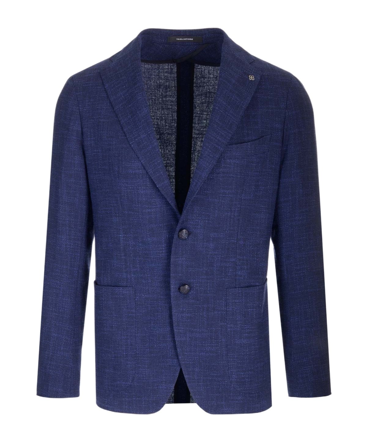 TAGLIATORE TEXTURED WOOL-BLEND BLAZER 