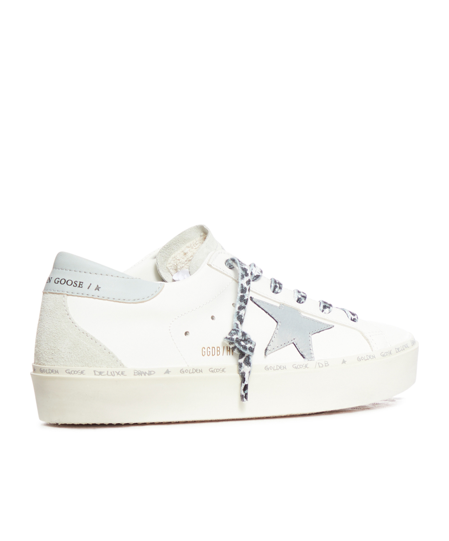 Golden Goose Hi Star Leather Sneaker In White