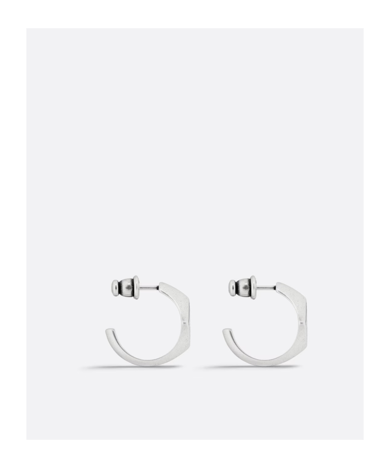 Shop Dior Cd Earrings In White