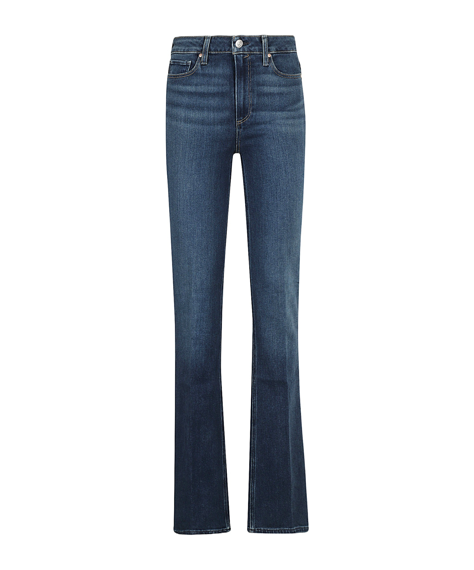 Paige High Rise Laurel Canyon Ancient Jean In Blue