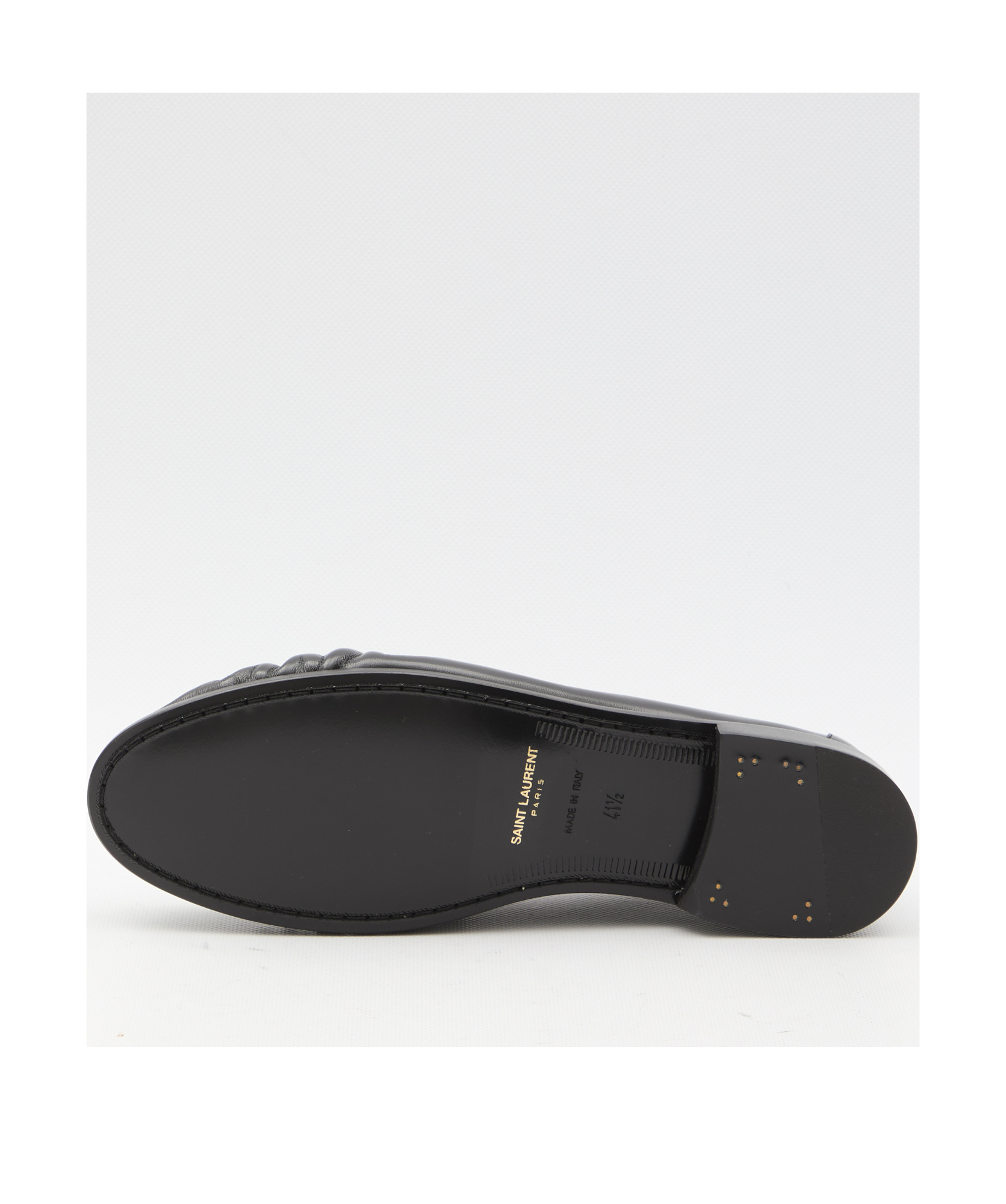 Saint Laurent 15mm Le Loafer Leather Loafers In Black