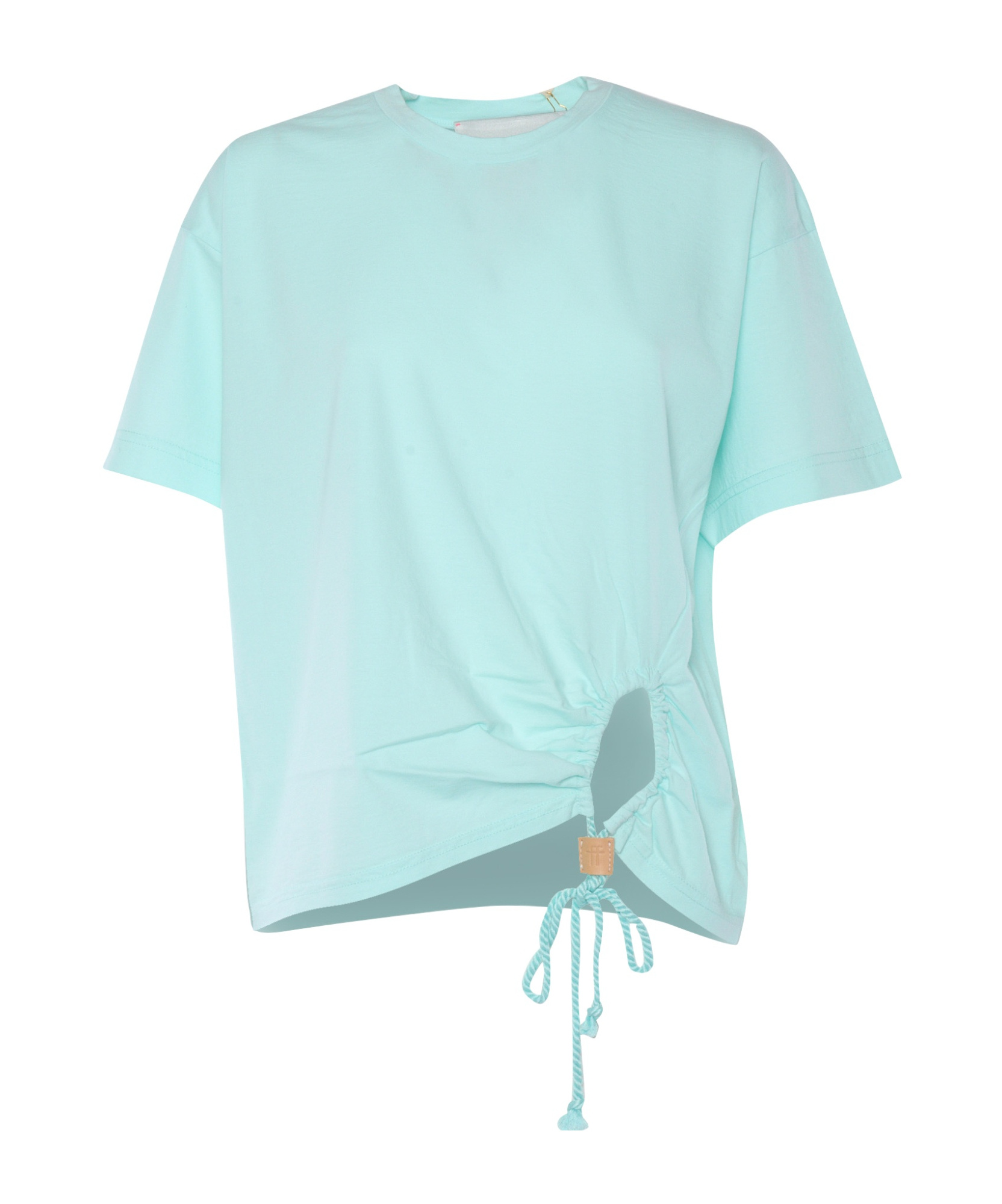 Forte Forte Pleated Detail Short-sleeved T-shirt In Blue