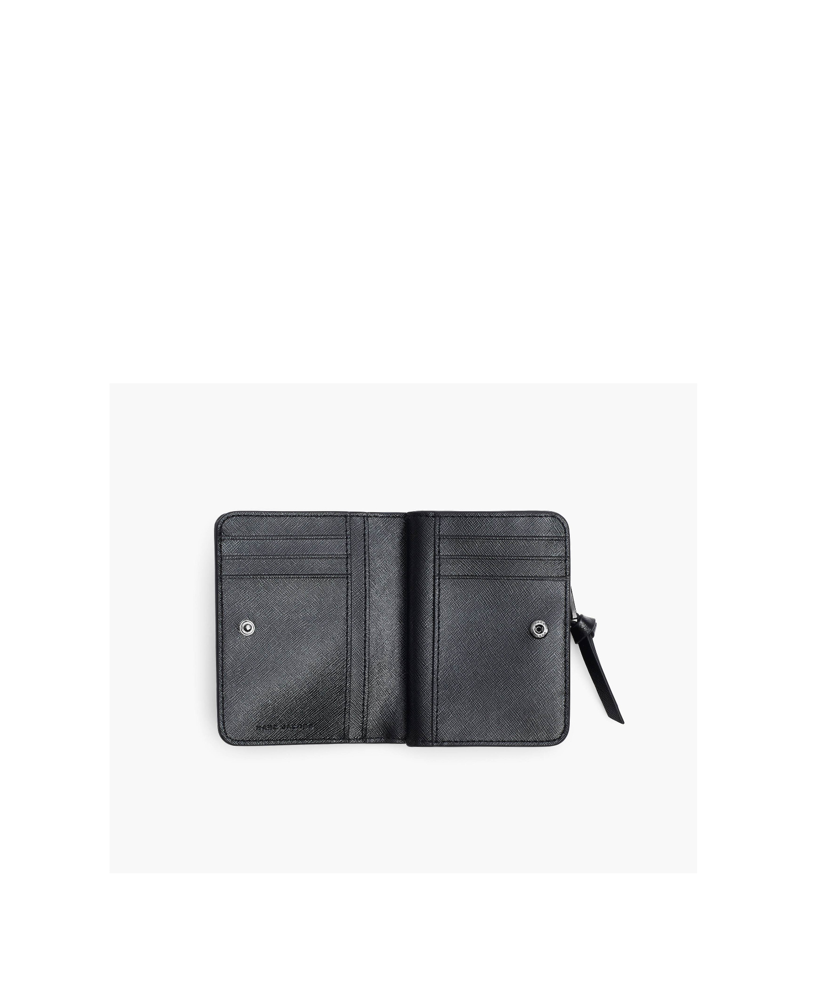 Marc Jacobs Black Leather Mini The Utility Snapshot Dtm Wallet In Black