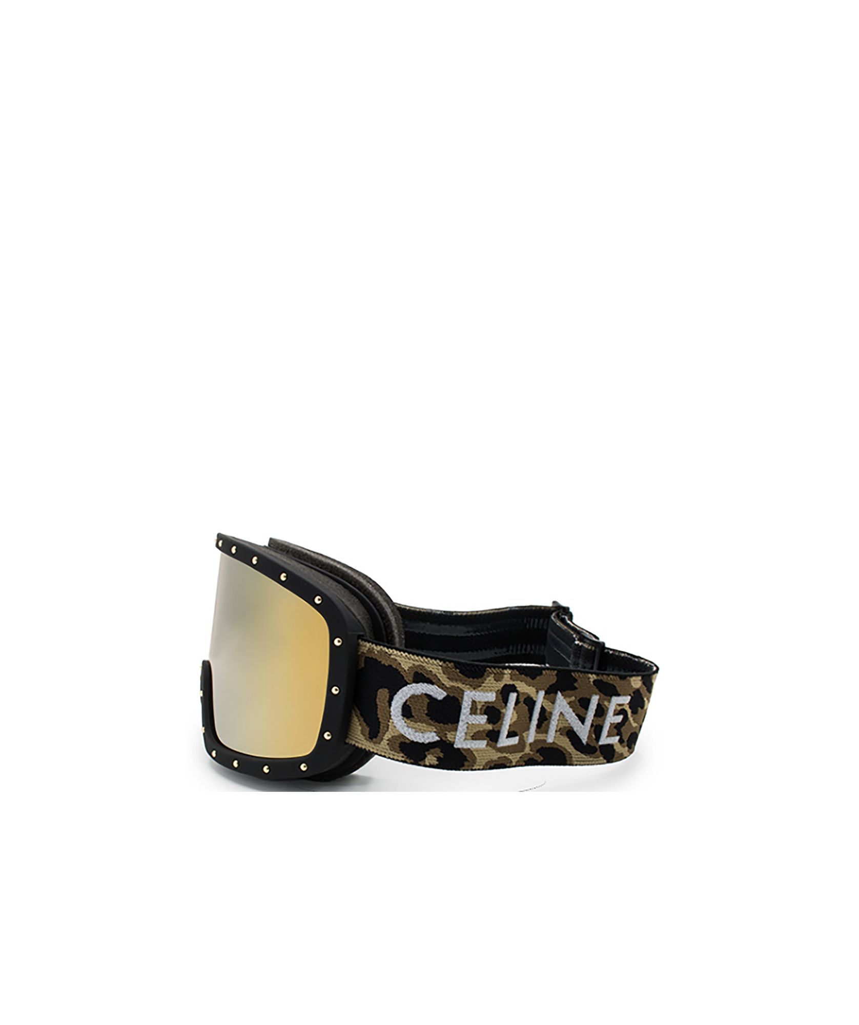 Celine Rivet Detail Ski Mirror In Black