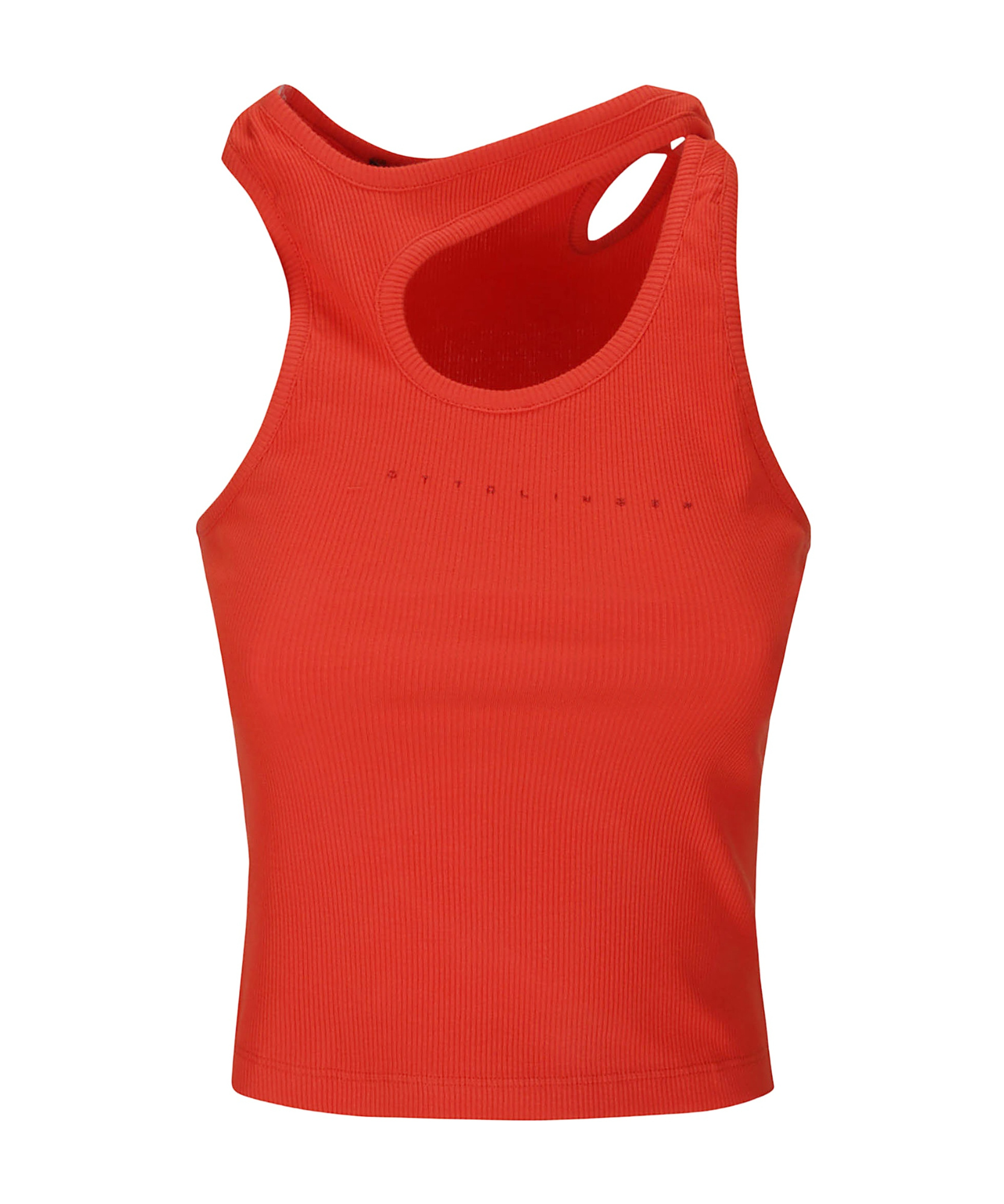Ottolinger Rib Knitted Vest In Red