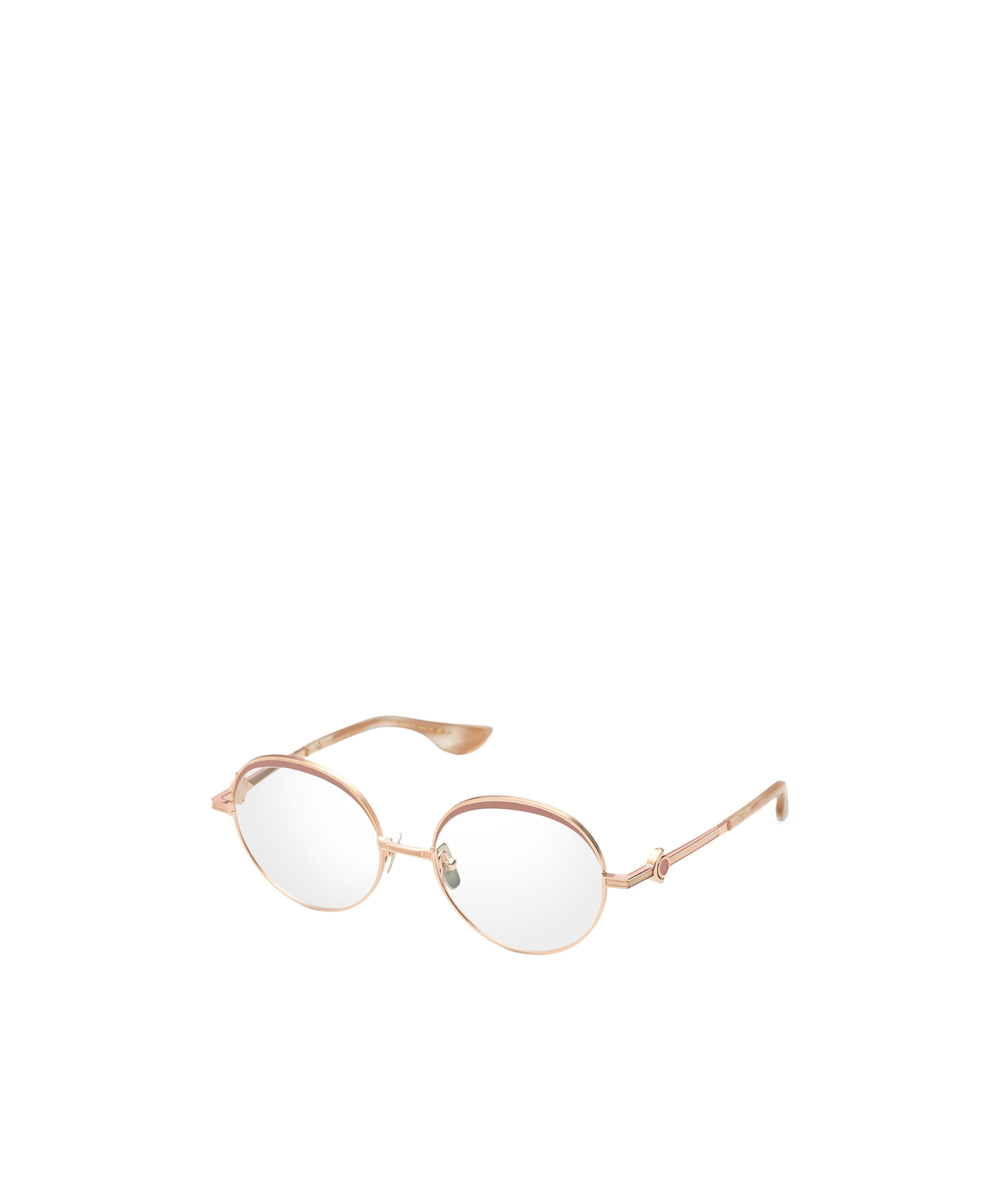 Dita Eyewear Goolah Round-frame Glasses In White