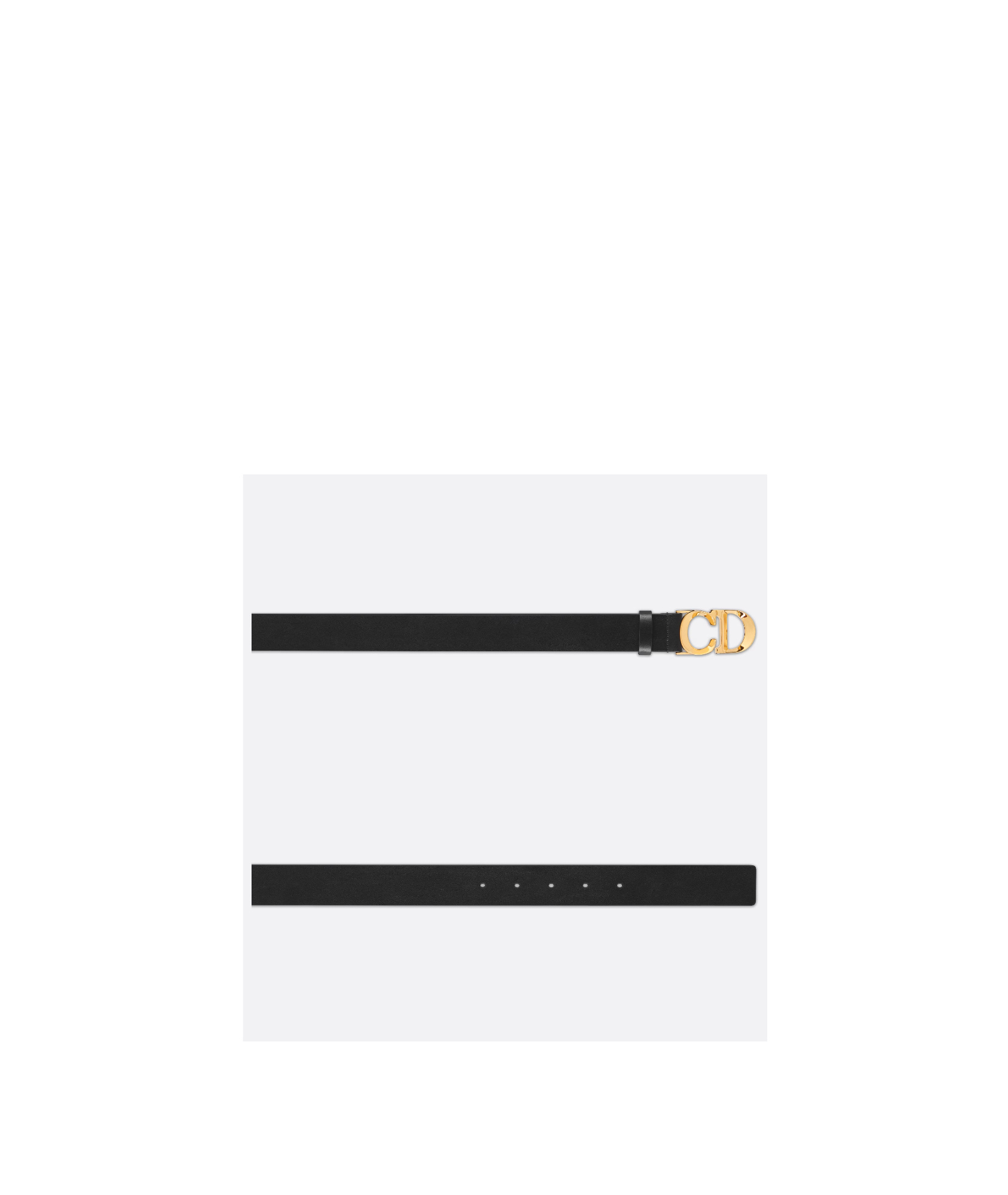Dior Logo Belt In Black