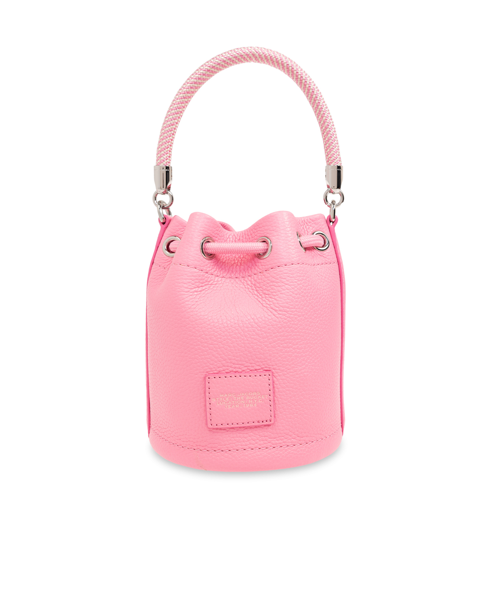 Marc Jacobs The Micro Leather Bucket Bag In Pink